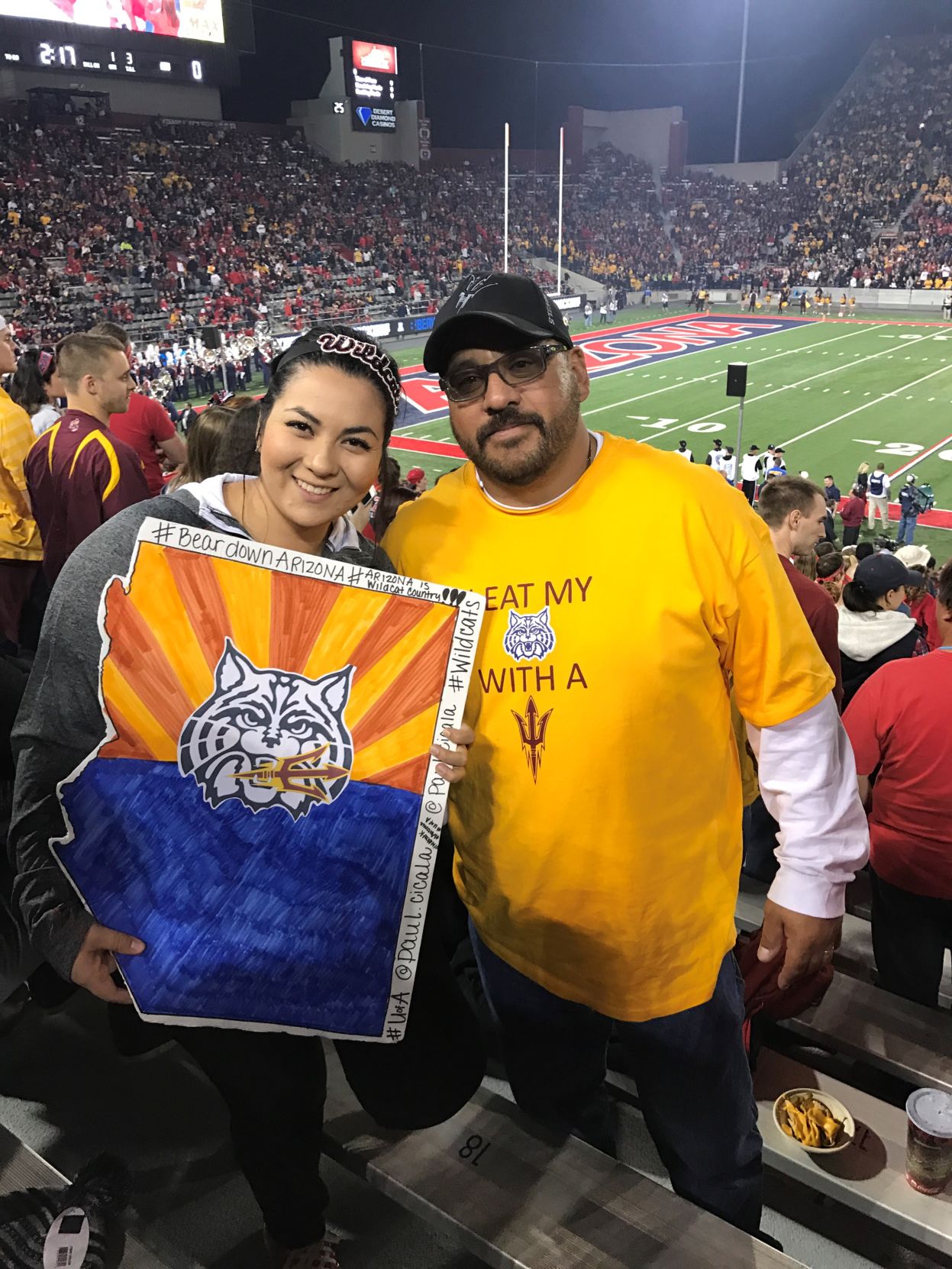 U of A vs ASU 2017